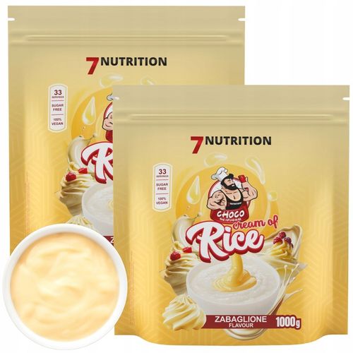 7NUTRITION Kleik bez cukru Zamiast posiłku Zdrowa przekąska Zabaglione 2kg na Arena.pl