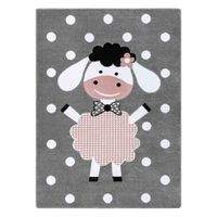 RUG/LU/TINIES/DOLLY/GREY/140x190