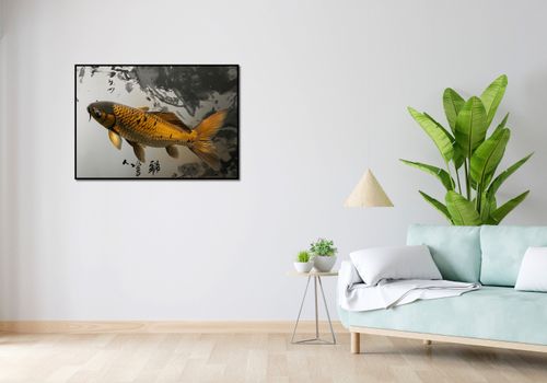 Plakat 100x70cm Spokojna Ryba Koi na Arena.pl