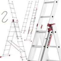 Drabina aluminiowa 3x8 ALOSS / HIGHER Professional