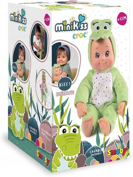 Lalka Bobas Maskotka Krokodylek MiniKiss Smoby zdjęcie 7