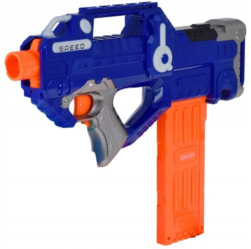 BEZPIECZNA WYRZUTNIA AUTOMATYCZNA KARABIN NA MIĘKKIE STRZAŁKI PIANKI ZABAWA na Arena.pl