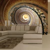 Fototapeta - Decorative spiral stairs 200x154