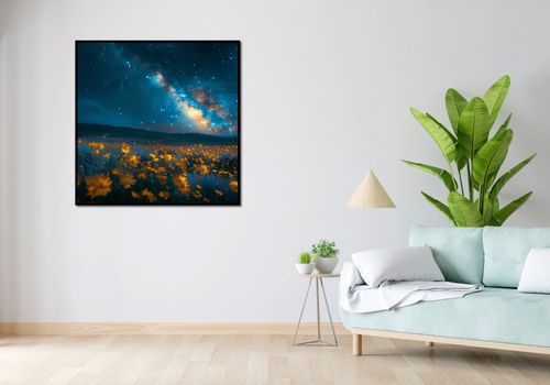 Plakat 100x100cm Nocne Niebiosa na Arena.pl