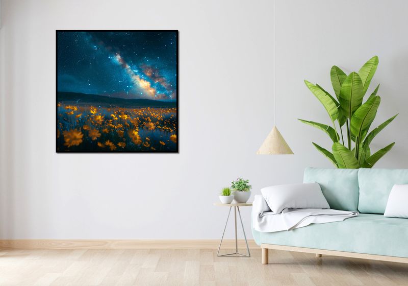 Plakat 100x100cm Nocne Niebiosa zdjęcie 4