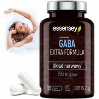 GABA Forte 750 mg Zmęczenie Sen Stres Układ Nerwowy Funkcje Psychologiczne