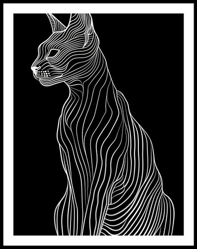 Plakat 50x65cm Minimalny Kontur na Arena.pl