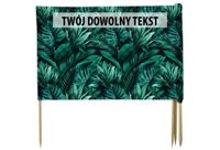 PARAWAN PLAŻOWY Rośliny z indywidualnym napisem 3 PANELE 73.3