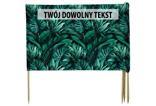 PARAWAN PLAŻOWY Rośliny z indywidualnym napisem 3 PANELE 73.3 na Arena.pl