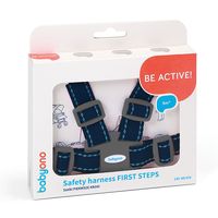 Babyono szelki dla dzieci spacerowe i do wózka FIRST STEPS - GRANAT