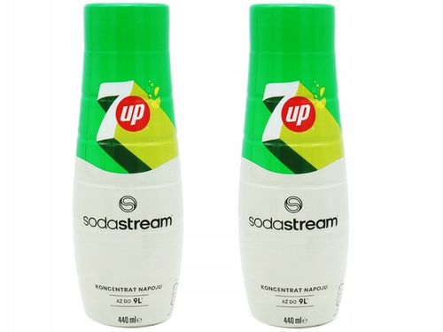 6x SYROP KONCENTRAT 7 UP DO SATURATORA SODASTREAM 9L NAPOJU z 440ml na Arena.pl