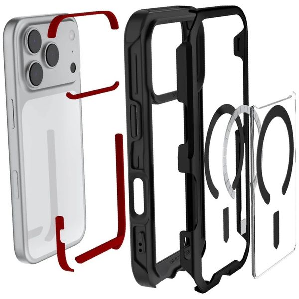 etui ghostek atomic slim magsafe do      iphone 17 pro czarny zdjęcie 5