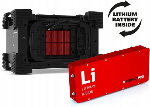 Radio Budowlane PerfecPro ROCKHART RH4 DAB+ i FM, Bluetooth Czarny na Arena.pl