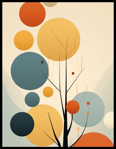 Plakat 50x65cm Harmonia Jesiennych Kolorów na Arena.pl