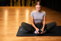 DUŻA GRUBA Mata do Ćwiczeń Jogi Pilatesu 190x100 Karimata NBR Fitness 1,5cm