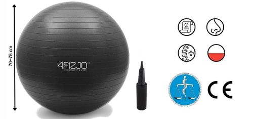 piłka gimnastyczna dmuchana 85CM MAŁPISZON na Arena.pl