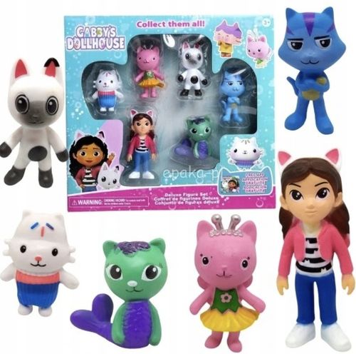 KOCI DOMEK GABI FIGURKA KOTKI Z BAJKI ZESTAW ARTYSTYCZNY 6 szt na Arena.pl