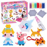 KORALIKI WODNE ZESTAW SZABLONY 1400 EL AKCESORIA MAGIC BEADS KREATYWNE XXL