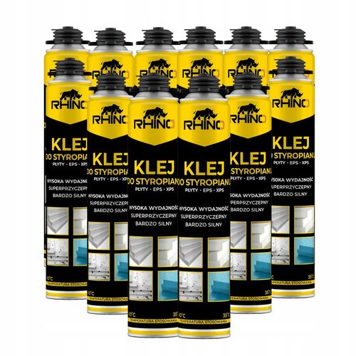 Piano KLEJ DO STYROPIANU EPS XPS 800ml Piana MOCNY WYDAJNY ZESTAW na Arena.pl