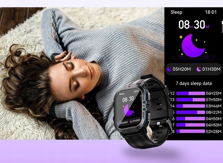 SMARTWATCH MĘSKI C26 AMOLED MENU PL WODOODPORNE KROKOMIERZ watch ZEGAREK zdjęcie 3