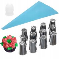 Tylki Cukiernicze Rosyjskie 12 SZT Rękaw Cukierniczy Dekorator Tortów 1583