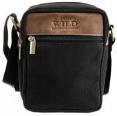 skórzana, męska torba na ramię - always wild