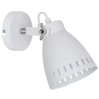 LAMPA ścienna FRANKLIN MB-HN5050-1-WH+S.NICK Italux metalowy KINKIET industrialna OPRAWA reflektorek loft biały