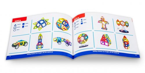 Kolorowe klocki magnetyczne MAGICAL MAGNET 71 SZT. #E1 na Arena.pl