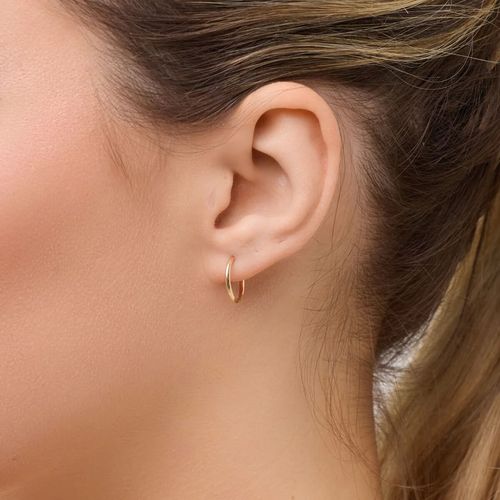 złote kolczyki koła 12mm 585 na Arena.pl