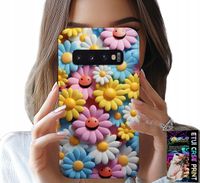 ETUI DO SAMSUNG GALAXY S10 PLUS - KOLOROWE KWIATKI, STOKROTKI FUTERAŁ CASE