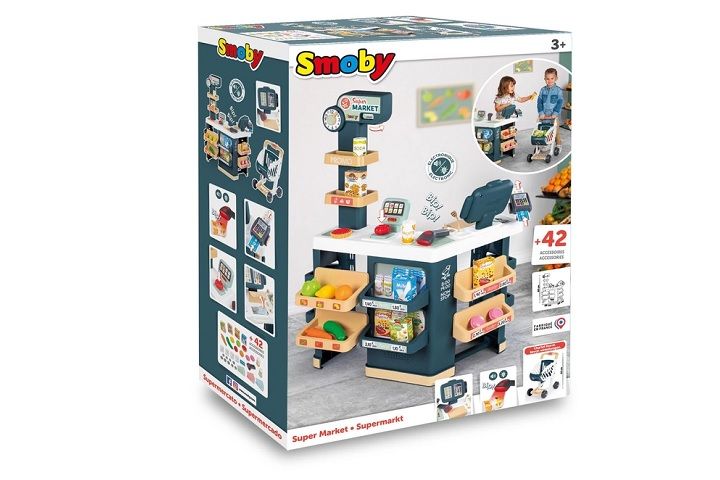 SMOBY Supermarket z wozkiem 350239 zdjęcie 1