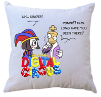 Poduszka z wkładem The Amazing Digital Circus - Niesamowity cyfrowy cyrk