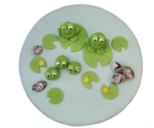 Zestaw na tort żabki żaby 5szt + dodatki /ZNK5 na Arena.pl