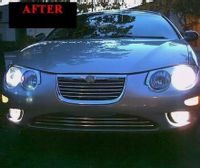 2002-2004 CHRYSLER 300M - LIstwy chrom grill chromowan