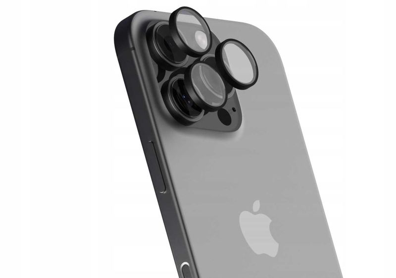 Spacecase Quickfit Camera Iphone 15 Pro/15 Pro Max Black zdjęcie 5