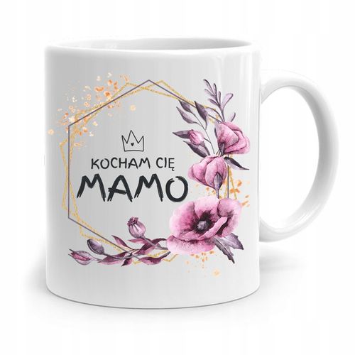 Kubek Prezent Dla Mamy Matki Kocham Cię Mamo! Z Nadrukiem Ze Zdjęciem na Arena.pl