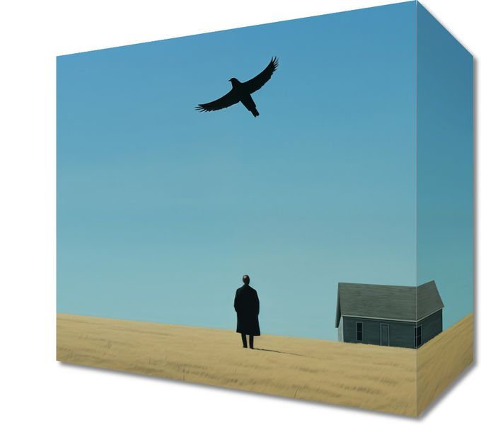 Obraz 20x20cm Samotny i Wolny zdjęcie 1