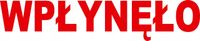 PIECZĄTKA - WPŁYNĘŁO - tanie pieczątki