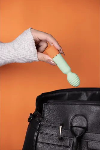 loveline mini spring sage - kompaktowy wibrator kroliczek usb na Arena.pl