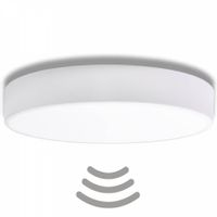 Sufitowa lampa nowoczesna 137623620941 biała do sypialni czujnik ruchu