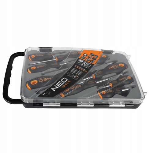 NEO TOOLS Zestaw Wkrętaków Śrubokrętów 9 szt. Płaskie i Krzyżowe na Arena.pl