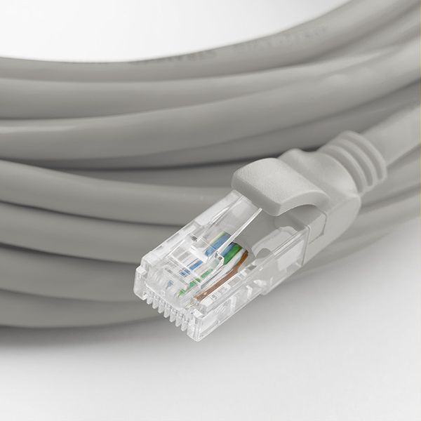 Qoltec Patchcord CAT6 50m 1Gb/s Cu szary LAN zdjęcie 5