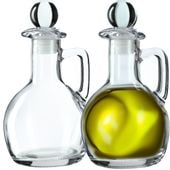 KADAX Butelka Na Oliwę Ocet 2x 100ml Szklana