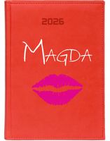 KALENDARZ A6 2026 TYGODNNIOWY PLANER NADRUK Z IMIENIEM PERSONALIZOWANY