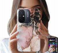 ETUI DO XIAOMI REDMI 12C - ELEGANCKI MARMUREK MODNE WZORY + SZKŁO