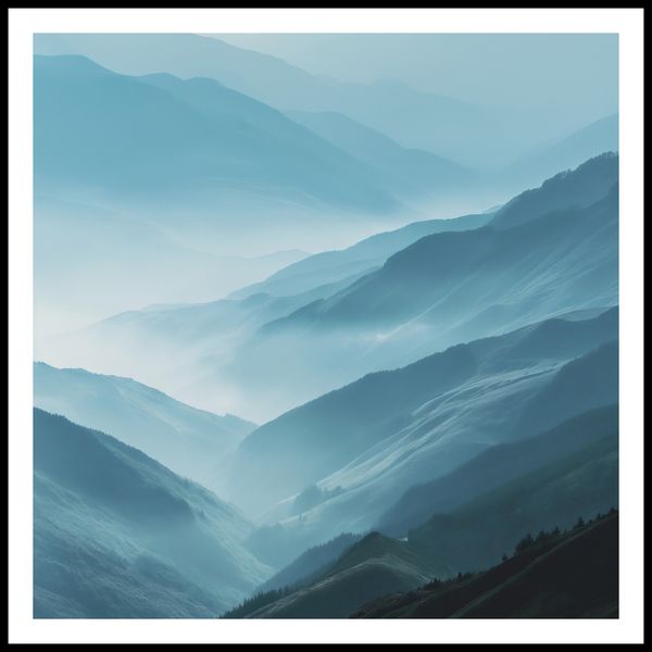Plakat 70x70cm Między Chmurami zdjęcie 3