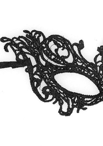royal black lace mask - black na Arena.pl