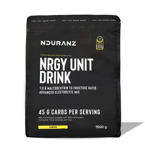 NDURANZ NRGY UNIT DRINK 1500G CYTRYNOWY NAPÓJ WĘGLOWODANOWY IZOTONICZNY na Arena.pl