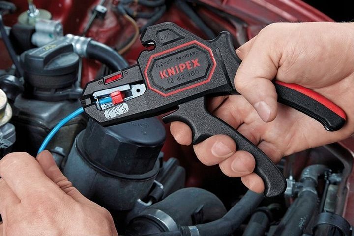 Szczypce do Ściągania Izolacji KNIPEX 12 62 180 zdjęcie 8