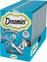 Dreamies Creamy Przysmak Krem Pasta z wybornym łososiem dla kota 11x40g